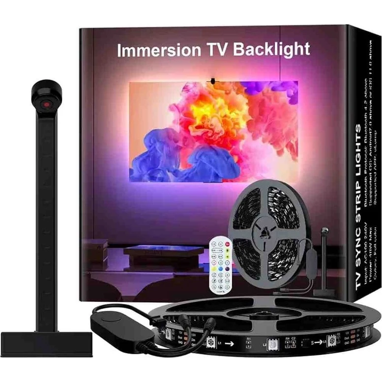 kameralı ambilight televizyon (tv) arkası rgb şerit led seti 5 mt.